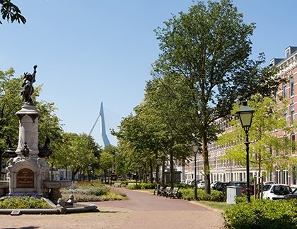 Burgermeester Hoffmanplein wandeling op zuid